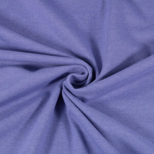 cotton jersey melange lavender