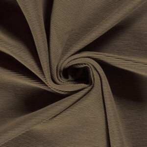 Ottoman Rip-Jersey solid Taupe