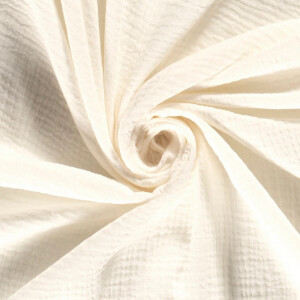 cotton muslin solid ivory