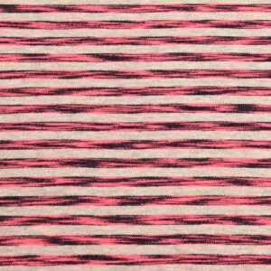 50x70 cm cuffs striped 5mm marl light grey/marl neon pink