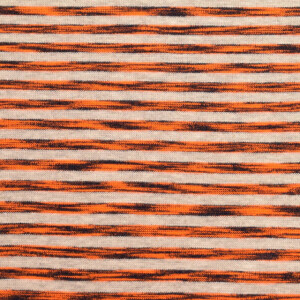 50x70 cm cuffs striped 5mm marl light grey/marl neon orange