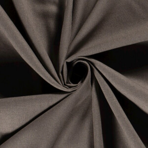 viscose linen woven solid taupe grey