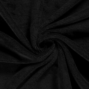bamboo towel fleece black