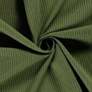 Wafflejersey Solid Khaki green