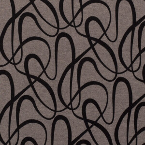 Jersey fabric discharge abstract taupe
