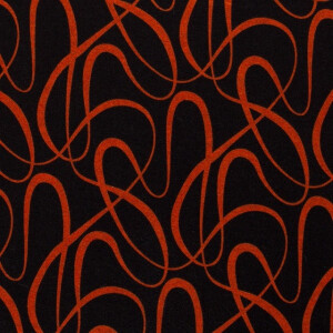 Jersey fabric discharge abstract brown