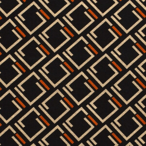 Jersey fabric discharge abstract red -brown