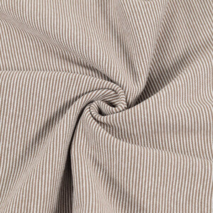 50x70 cm Cuffs striped 1mm brown taupe
