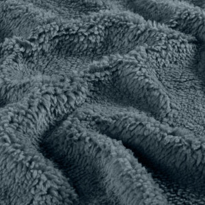 sherpa fleece solid indigo