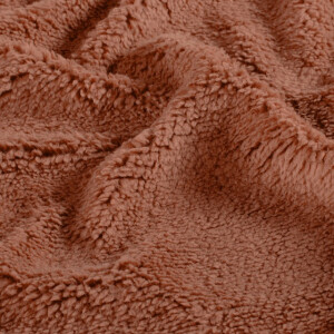 sherpa fleece solid old pink
