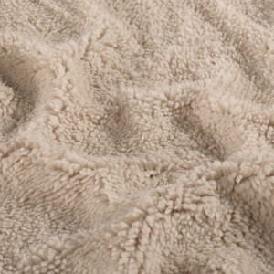 sherpa fleece solid beige