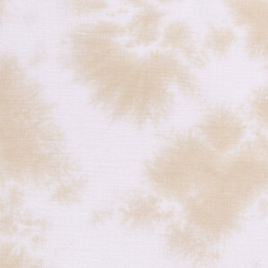 cotton muslin tie-dye beige
