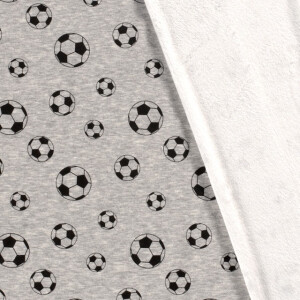Alpenfleece soccer melange light grey 