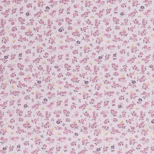 Cotton poplin Flowers light pink