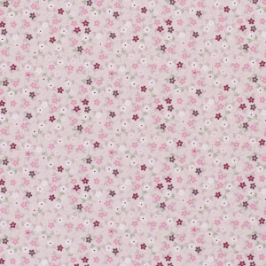 Cotton poplin Flower field light pink