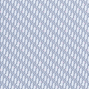Cotton poplin Abstract stripes light blue