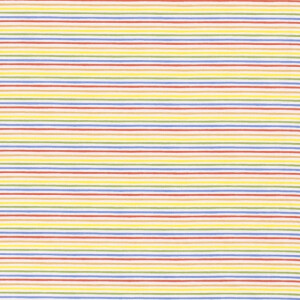 Cotton poplin Colored stripes white
