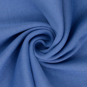 50x60cm cuffs ribbed 2x2 denim blue