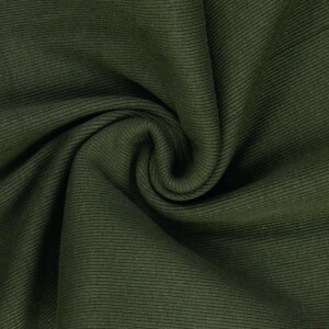 50x60cm cuffs ribbed 2x2 olive green