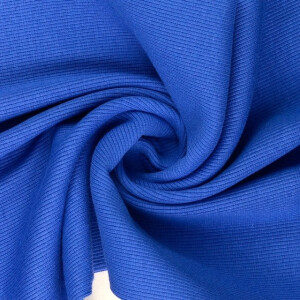 50x60cm cuffs ribbed 2x2 cobalt