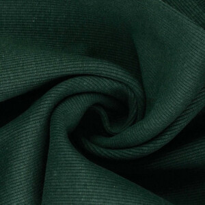 50x60cm cuffs ribbed 2x2 dark green