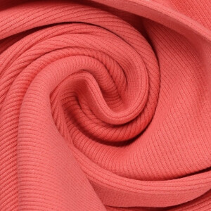 50x60cm cuffs ribbed 2x2 coral
