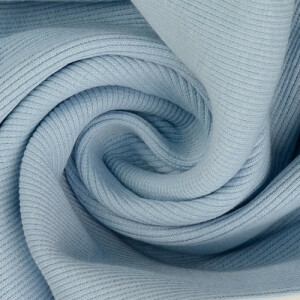 50x60cm cuffs ribbed 2x2 light blue