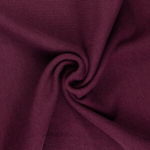 50x60cm cuffs ribbed 2x2 bordeaux