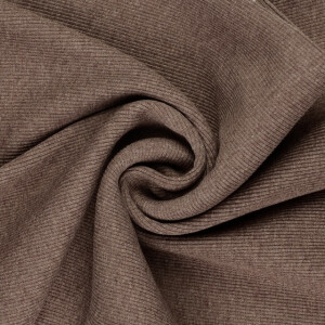 50x60cm cuffs ribbed 2x2 melange brown