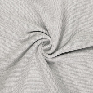 50x60cm cuffs ribbed 2x2 melange light grey