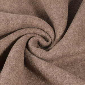 Wool felt melange taupe brown