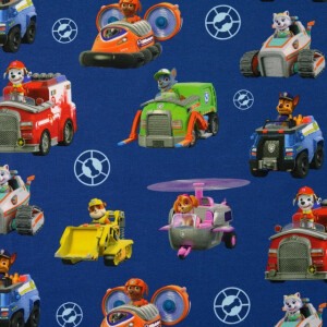 cotton jersey digital print Paw Patrol kobalt