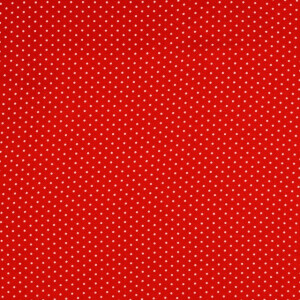 viscose poplin dots red