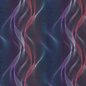 Sportsjersey abstract light waves, fuchsia