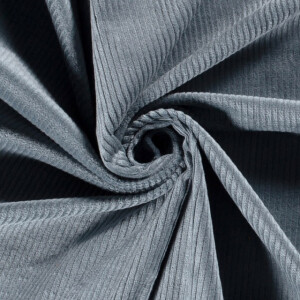 Corduroy stretch steel blue
