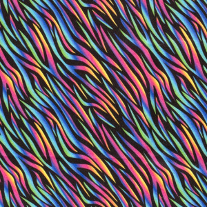 Jogging fabric digital printed abstract stripes multicolor