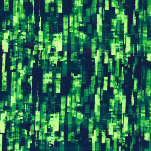 Jogging fabric digital printed abstract navy/green