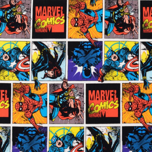 cotton jersey digital print Avengers multicolor
