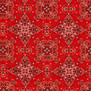 Burlington abstract red
