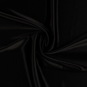 satin fabric solid black