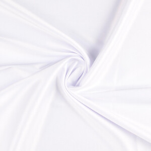 satin fabric solid white