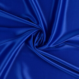 satin fabric solid cobalt