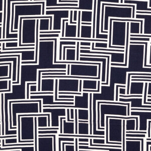 viscose poplin abstract black