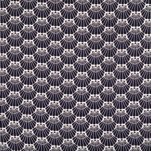 viscose poplin shells navy