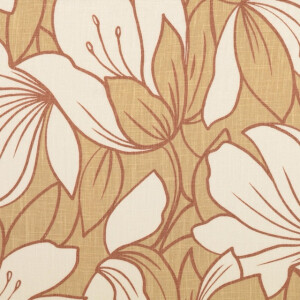 linen washed leaves beige
