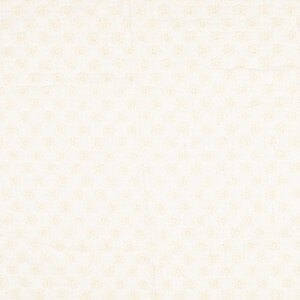 cotton muslin embroidered florets offwhite