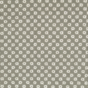 cotton muslin embroidered florets olive green
