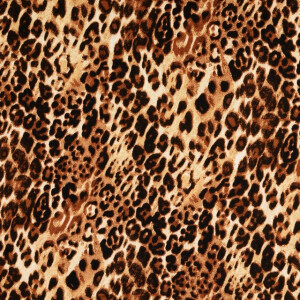viscose satin fur brown