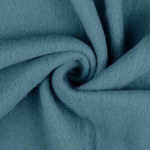 Wool fleece solid turquoise