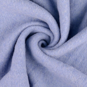Wool fleece solid light blue
